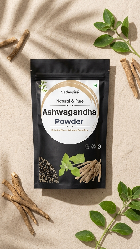 Ashwagandha Powder | 100% Pure Withania Somnifera Root | Stress Relief, Energy & Immunity Support | Natural Ayurvedic Churna – 100g